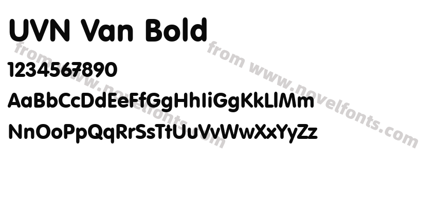 UVN Van BoldPreview