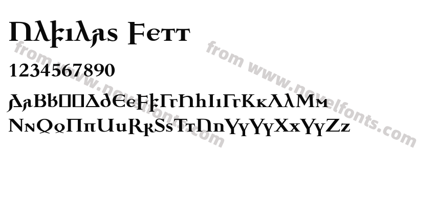 Ulfilas FettPreview