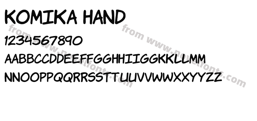 Komika HandPreview