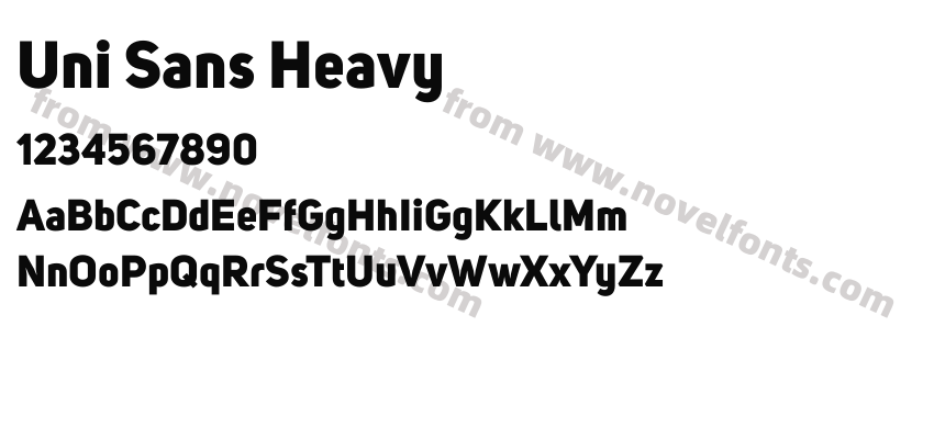 Uni Sans HeavyPreview