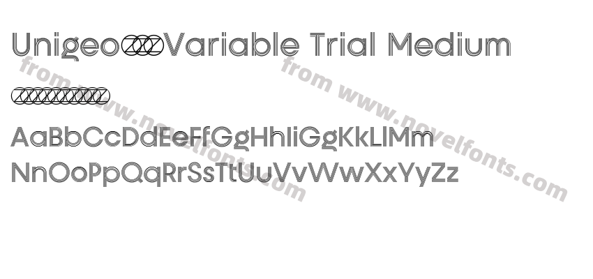 Unigeo128 Variable Trial MediumPreview