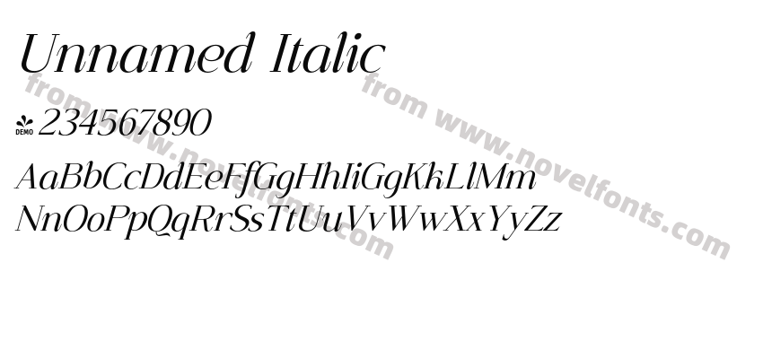 Unnamed ItalicPreview
