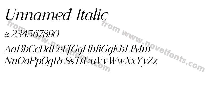 Unnamed ItalicPreview