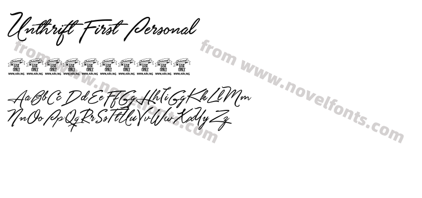 Unthrift First PersonalPreview