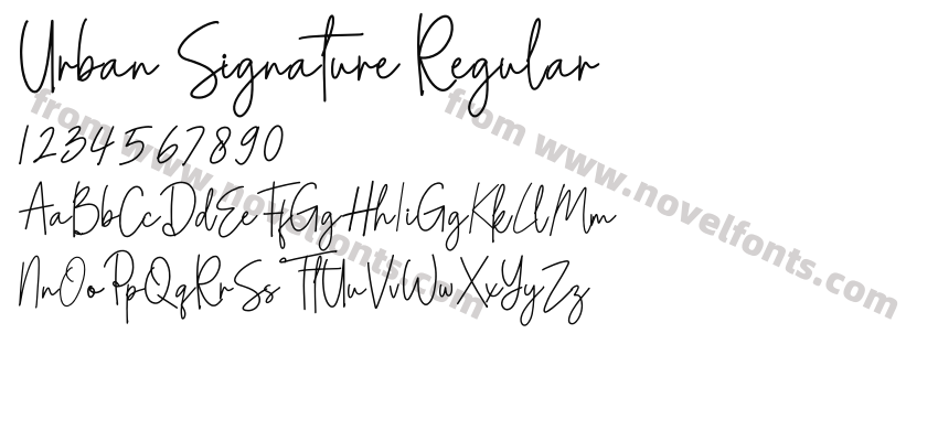 Urban Signature RegularPreview