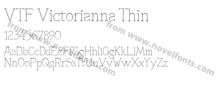 VTF Victorianna ThinPreview