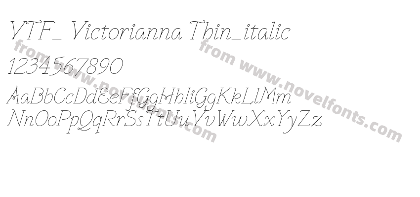 VTF_ Victorianna Thin_italicPreview