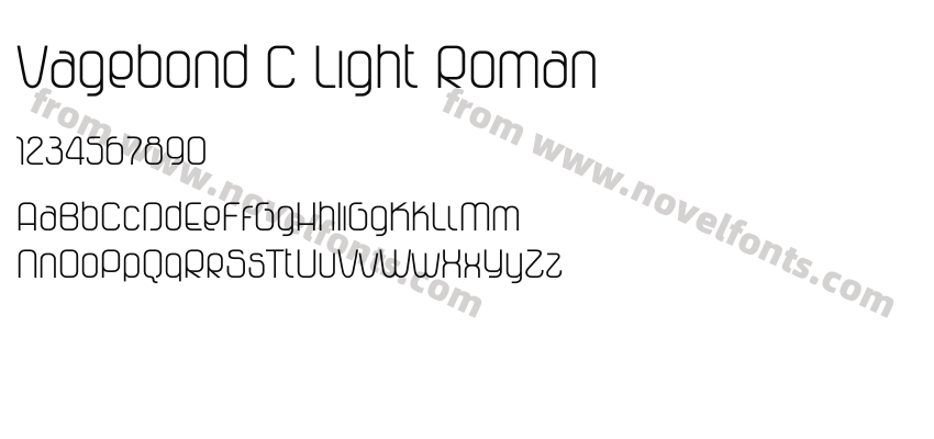 Vagebond C Light RomanPreview