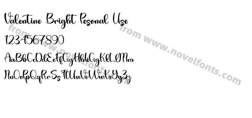 Valentine Bright Pesonal UsePreview
