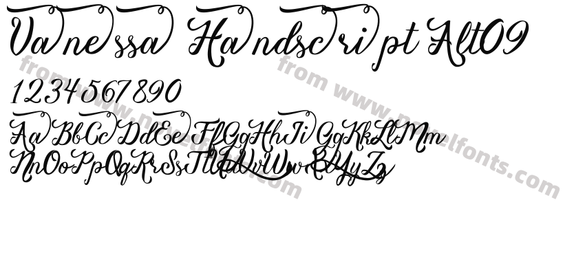 Vanessa Handscript Alt09Preview