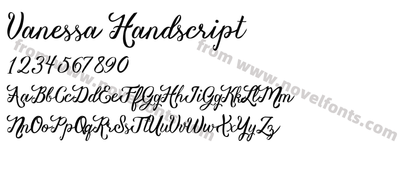 Vanessa HandscriptPreview