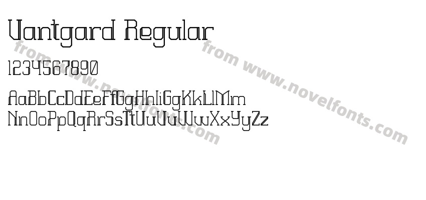 Vantgard RegularPreview