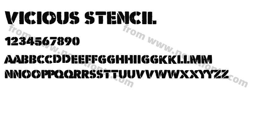 Vicious StencilPreview