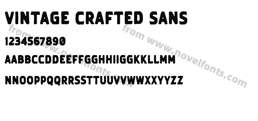 Vintage Crafted SansPreview
