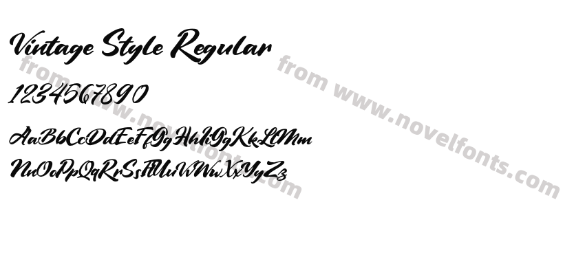 Vintage Style RegularPreview
