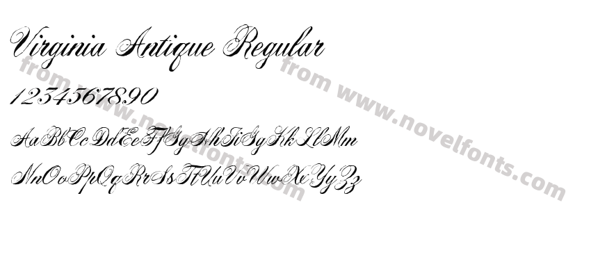 Virginia Antique RegularPreview