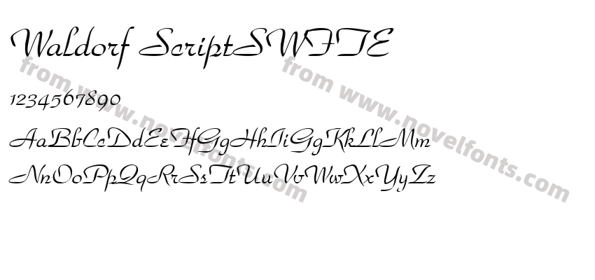 Waldorf ScriptSWFTEPreview
