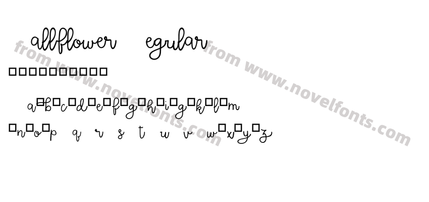 Wallflower RegularPreview