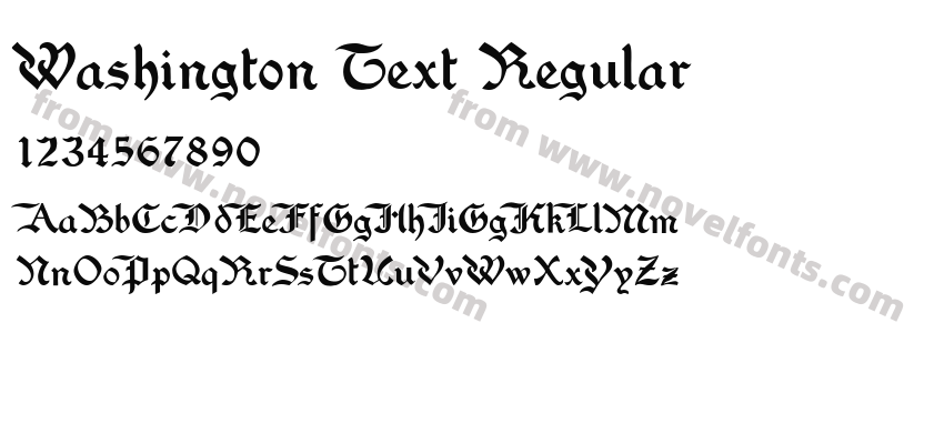 Washington Text RegularPreview