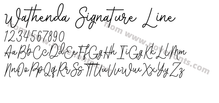 Wathenda Signature LinePreview
