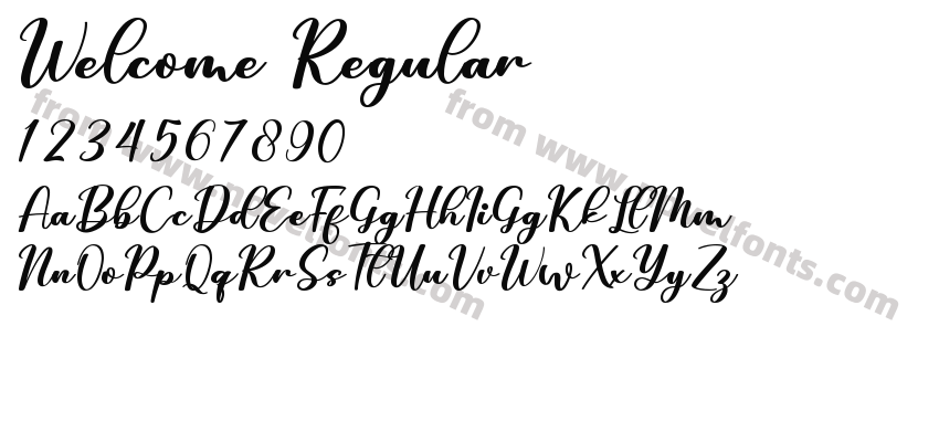 Welcome RegularPreview