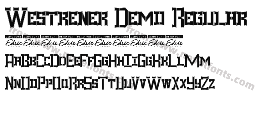 Westrener Demo RegularPreview