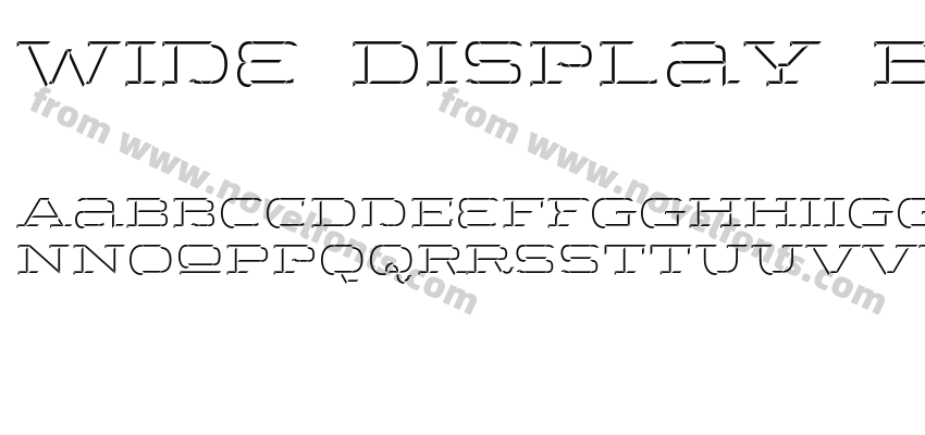 Wide Display Bold 3D UpPreview