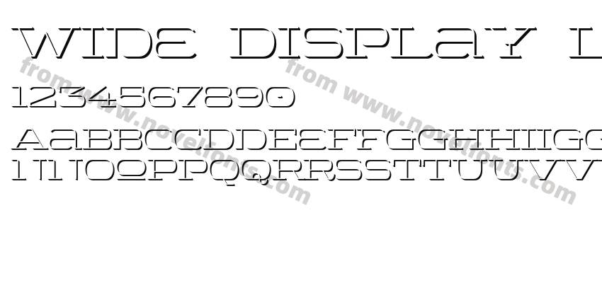 Wide Display Light ShadowPreview