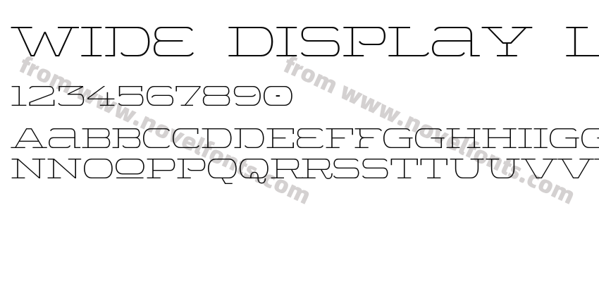 Wide Display LightPreview