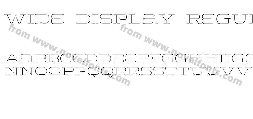 Wide Display Regular 3D UpPreview