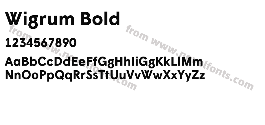 Wigrum BoldPreview