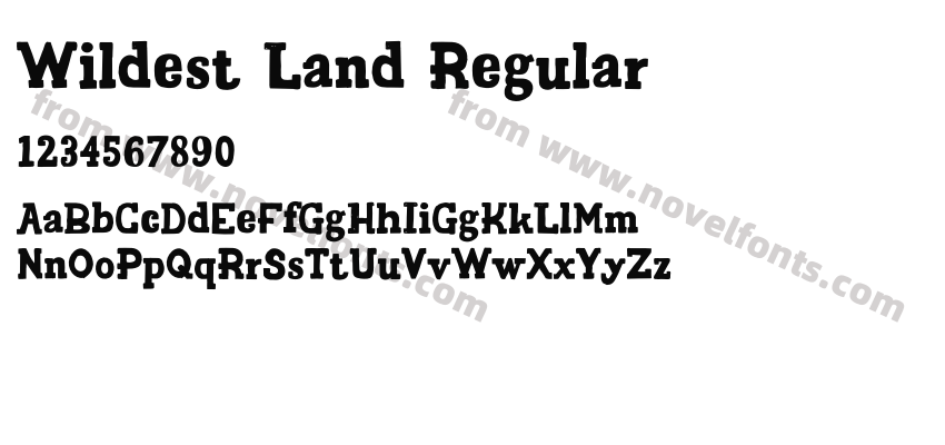 Wildest Land RegularPreview