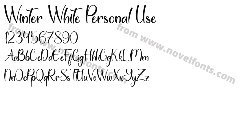 Winter White Personal UsePreview