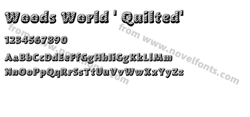 Woods World ' Quilted'Preview