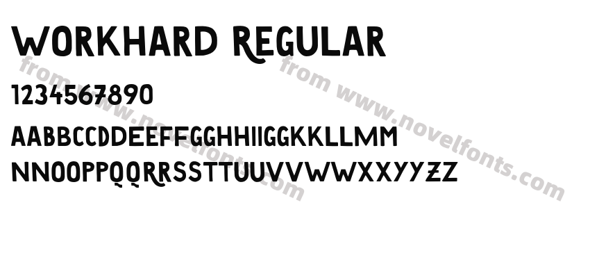 Workhard RegularPreview