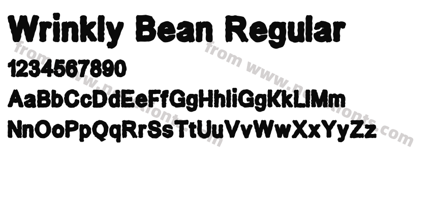 Wrinkly Bean RegularPreview