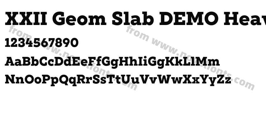 XXII Geom Slab DEMO HeavyPreview