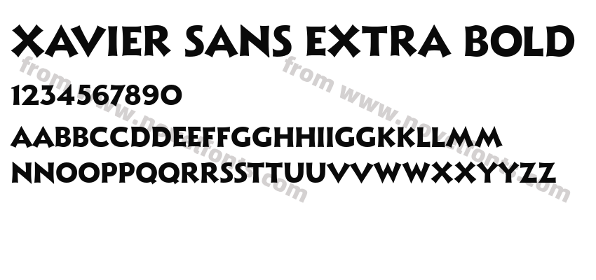 Xavier Sans Extra BoldPreview