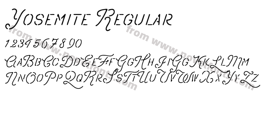Yosemite RegularPreview