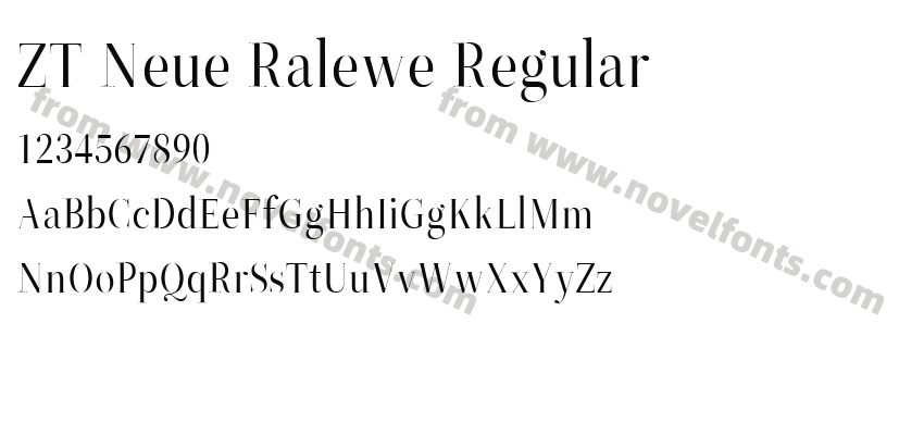 ZT Neue Ralewe RegularPreview