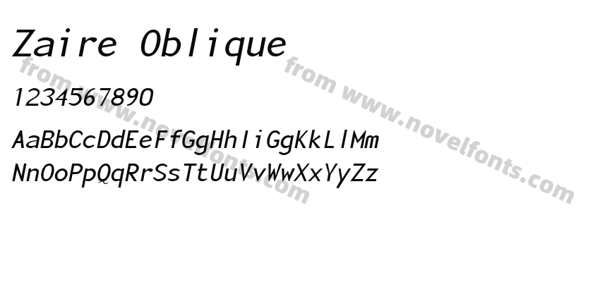 Zaire ObliquePreview