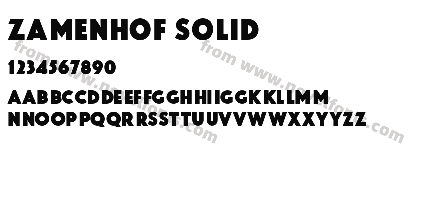 Zamenhof SolidPreview