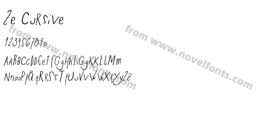 Ze CursivePreview