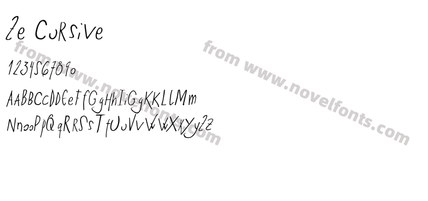 Ze CursivePreview
