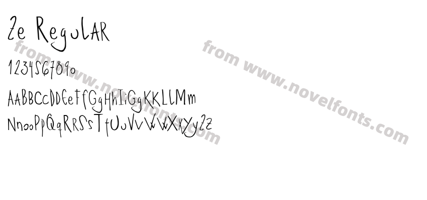 Ze RegularPreview