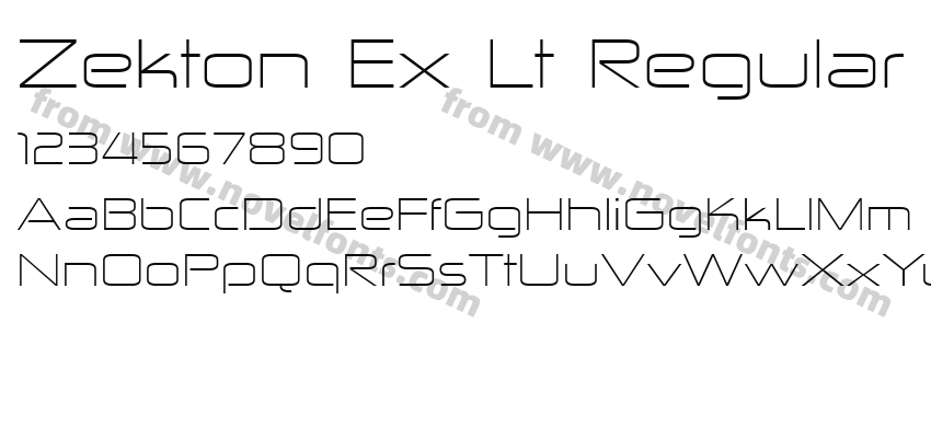 Zekton Ex Lt RegularPreview