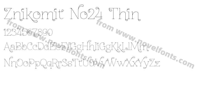 Znikomit No24 ThinPreview