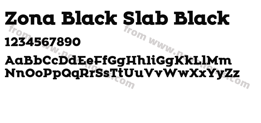 Zona Black Slab BlackPreview