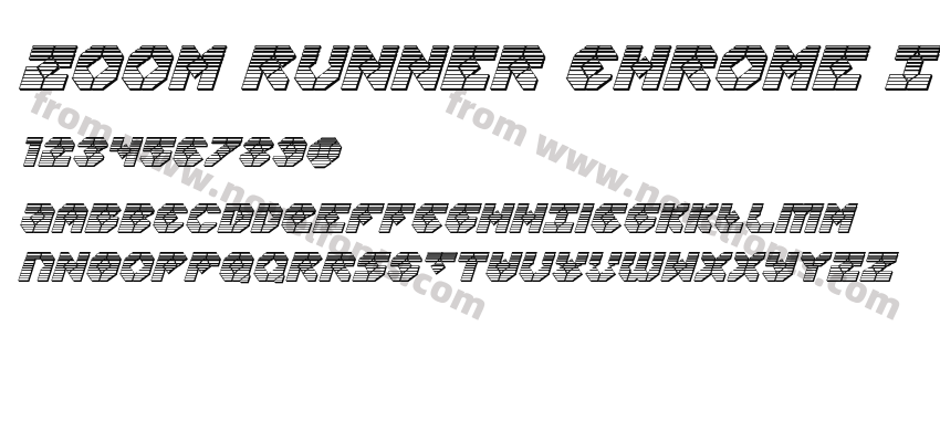 Zoom Runner Chrome ItalicPreview