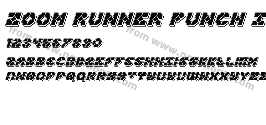 Zoom Runner Punch ItalicPreview